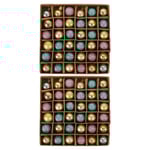 72 st Plast Dekorativa Kulor Snöflinga Fönsterklistermärken Julgran Hängande Dekorationer Julgran Hängande Blå 3X3CM Blå Blue 3X3CM
