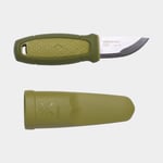 Morakniv Friluftskniv Eldris (S), 145 mm, TPE-gummi / återvunnet svenskt rostfritt stål, grön