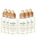 Simple Womens Protect 'n' Glow Face Radiance Booster SPF 30 For Glowing Skin, 50ml, 6pk - Blue - One Size