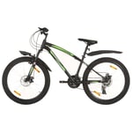vidaXL Mountainbike 21 växlar 26-tums däck 36 cm svart 3067225