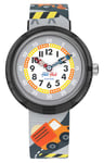 Flik Flak FBNP217 BUILD IT UP (31.85mm) White and Grey Dial Watch
