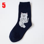 Cartoon Cat Socks Alien Planet Stockings Art Funny 5