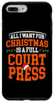 Coque pour iPhone 7 Plus/8 Plus Costume de Noël Amour Joueur de Basket-Ball Jeu de