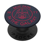 Star Wars Darth Vader Father's Day Best Papa In The Galaxy PopSockets Swappable PopGrip
