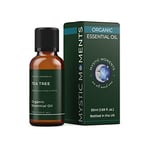 Mystic Moments | Organic Tea Tree Essential Oil 50ml - Pure & Natural Oil for Diffusers, Aromatherapy & Massage Blends Vegan GMO Free