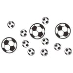 Fotbollsmönster Väggdekal Fotbollsdekal för barnrum Pojke sovrum