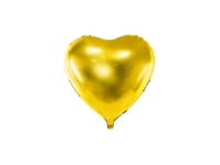 Folieballong Hjärta, Guld