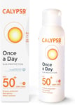 Calypso Once a Day Sun Protection Lotion with SPF 50 White 