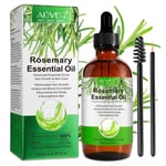 Rosemary Oil Essential Oil Hair Growth Hair Care Skin Care Organic Vegan 120ml