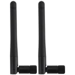2PC 2.4G/5G/5.8GHz 5Dbi Omni WIFI Antenna with RP SMA Male Plug Connector4537
