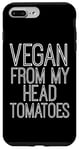Coque pour iPhone 7 Plus/8 Plus Vegan Funny - Vegan From My Head Tomates