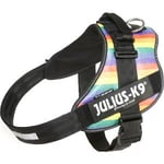Julius-K9 IDC Sele Strl. 4 Konstläder Regnbågsfärgad 96-138 cm
