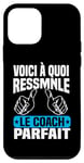Coque pour iPhone 12 mini Voici à quoi ressemble coach parfait Cadeau Coach