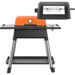 Force gasolgrill + rotisserie matt orange