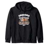 Grandma She Can Make Up Something Real Fast Mother's Day Zip Hoodie
