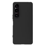 SKALO Sony Xperia 1 VI Mattsvart Ultratunn TPU-Skal Svart