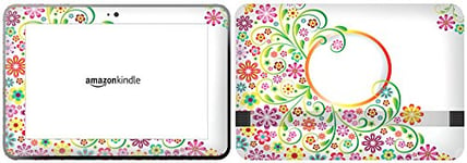 Get it Stick it SkinTabAmaFireHD89_46 Floral Design with Beautiful Flowers Skin for 8.9-Inch Amazon Kindle Fire HD