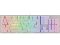Genesis Keyboard GAMING KEYBOARD GENESIS THOR 303 WHITE FR RGB LIGHTING MECHANICAL BROWN SWITCH