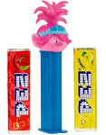 Poppy Trolls Pez-Holder med 2 Pez-Pakker