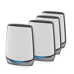 NETGEAR Orbi Whole Home Tri-band Wi-Fi 6 Mesh System (RBK854), Wi-Fi 6 Router with 3 Satellite Extenders, Coverage up to 10,00 sq. ft. and 60 Plus Devices,11AX Mesh AX6000 Wi-Fi, upto 6 Gbps