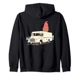 Nice Ice Cream Truck Vehicle for cool Summer and Holiday Zip Hoodie