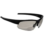 BBB BSG-59PH Impress Reader Photochromic Glasses - Matt Black / Lens One Size +2.0 Black/Photochromic