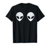 Alien Head Boobs Shirt Funny Alien Gift Women Ladies 90s T-Shirt