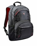 Port Designs Houston Padded Protective Backpack for 15.6-Inch Laptops, Black 15.