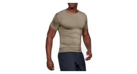 Under armour hg tactical compression tee 1216007 499 homme t shirt marron