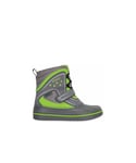 Crocs Childrens Unisex AllCast Duck Kids Grey/Green Boots - Size UK 2