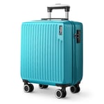 LUGG 15 Inch Vacay Suitcase ABS Luggage with TSA Indent Lock, Aluminium Handle, 360° Spinner Wheels, Water-Resistant & Durable Material - Airline Compatible & Easyjet Underseat (45 x 36 x 20cm)