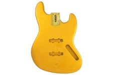 ALLPARTS JBF-CAY Candy Apple Yellow Finished Replacement Body for Jazz Bass
