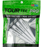 Golf Gear Tour Tee Pro 80mm Golftarvikkeet WHITE