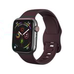 Apple Watch Series 1-3 42mm Armband i silikon, Lila