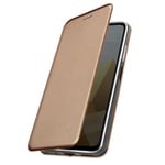 Folio Case for Xiaomi Poco M5 Card-holder Video Stand Rose Gold