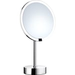 Smedbo Outline sminkspegel med belysning, Ø21,5 cm, krom