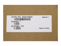 Chicony - Ersättningstangentbord För Bärbar Dator - Bakgrundsbelyst - Brittisk - Svart - För Thinkpad P15s Gen 1 20T4, 20T5