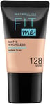 Maybelline Fit Me Matte & Poreless Liquid Foundation - Warm Nude 128