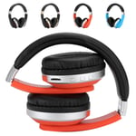 Foldable BT Headset Wireless Over Ear Stereo Headsets With Mic Gaming Headph BST