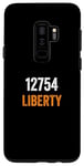 Coque pour Galaxy S9+ Code postal Liberty 12754, déménagement vers 12754 Liberty