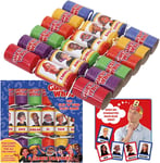 Tom Smith Pack 6 Hasbro Guess Who Christmas Crackers Family Dinner Party