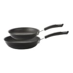 Circulon Frying Pan Set Hard Anodised Non Stick Induction Cookware - 22/25 cm