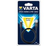 Varta 57944101401, 1 M, Usb A, Usb C, Usb 3.2 Gen 1 (3.1 Gen 1), Hane/Hane, Svart