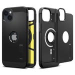 Spigen iPhone 14 Plus (6.7) Tough Armor MagFit Case - Black Drop-Tested Military Grade - MagSafe Compatible - Heavy Duty - 3-Layer Extreme Protection - Air Cushion Technology - Dual Layer Protection