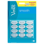 Gillette Venus Smooth Replacement Blades (Pack of 12)