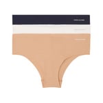 Tommy Hilfiger Trosor 3P Logo Hipsters Flerfärgad X-Large Dam