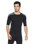 adidas Techfit Cool T-Shirt Manches Courtes Homme, Black/Vista Grey S15, FR : XL (Taille Fabricant : XL)