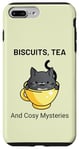 iPhone 7 Plus/8 Plus Biscuits, Tea, and Cosy Mysteries | Cute Cat Cozy Mystery Case
