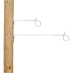 Distansisolator Gallagher Pigtail 40 Cm Vit 10 St/frp
