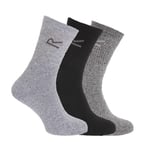 Regatta Great Outdoors Mens Cotton Rich Casual Socks (Pack Of 3) - One Size